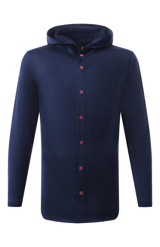 Где купить Хлопковая рубашка Kiton Kiton