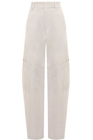 Брюки из хлопка и льна Brunello Cucinelli