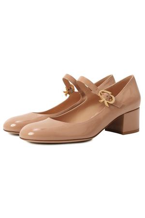 Лакированные туфли Mary Ribbon 45 Gianvito Rossi