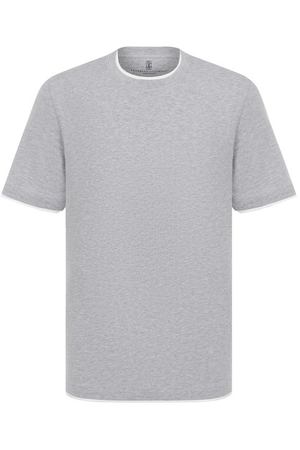 Хлопковая футболка Brunello Cucinelli