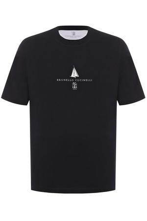 Хлопковая футболка Brunello Cucinelli