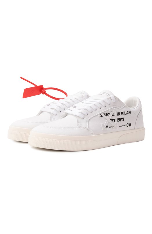 Где купить Текстильные кеды New Low Vulcanized Off-White Off-White
