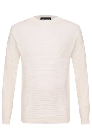 Джемпер изо льна и хлопка Giorgio Armani