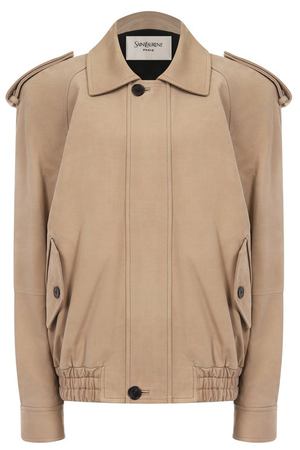 Кожаная куртка Saint Laurent