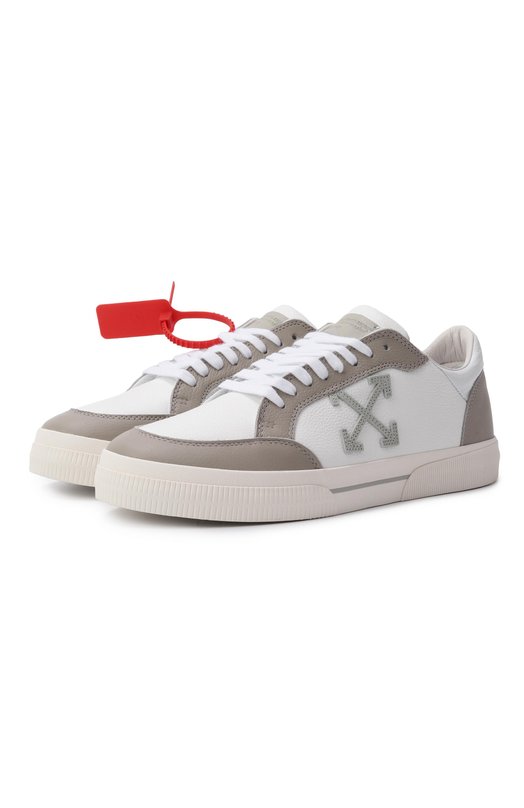 Где купить Кожаные кеды New Low Vulcanized Off-White Off-White