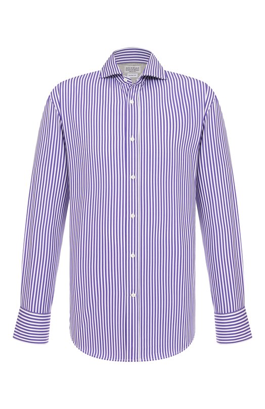 Где купить Хлопковая рубашка Brunello Cucinelli Brunello Cucinelli