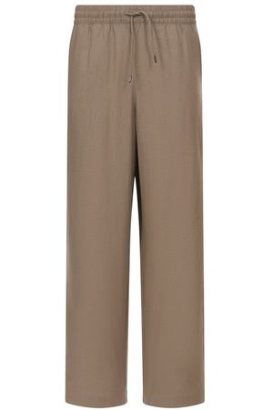 Брюки изо льна и вискозы Emporio Armani