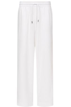 Брюки изо льна и вискозы Emporio Armani