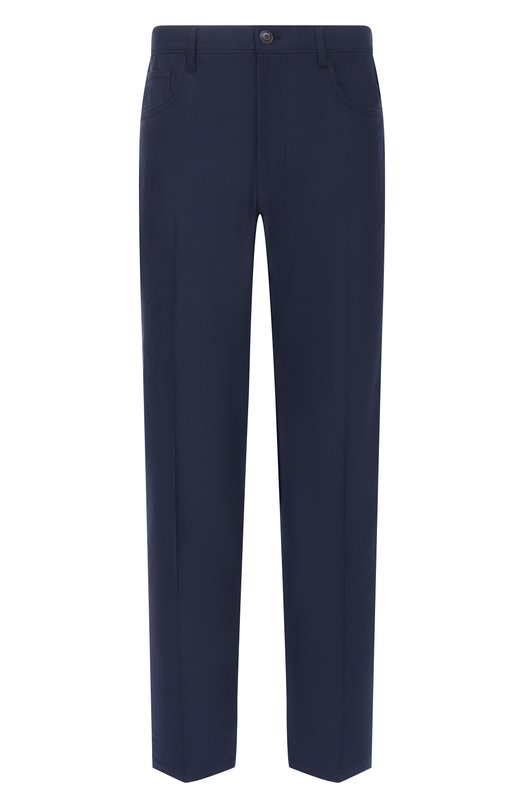 Где купить Брюки изо льна и шерсти Canali Canali
