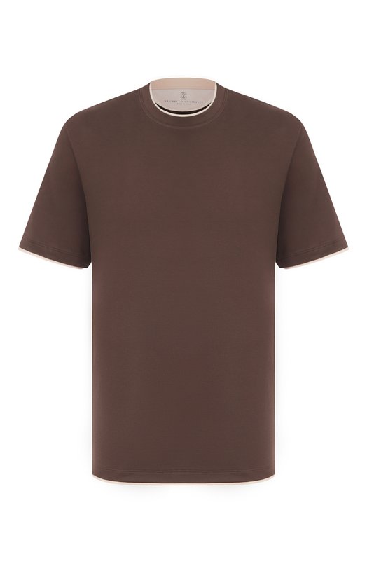 Где купить Хлопковая футболка Brunello Cucinelli Brunello Cucinelli 