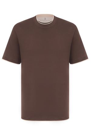 Хлопковая футболка Brunello Cucinelli