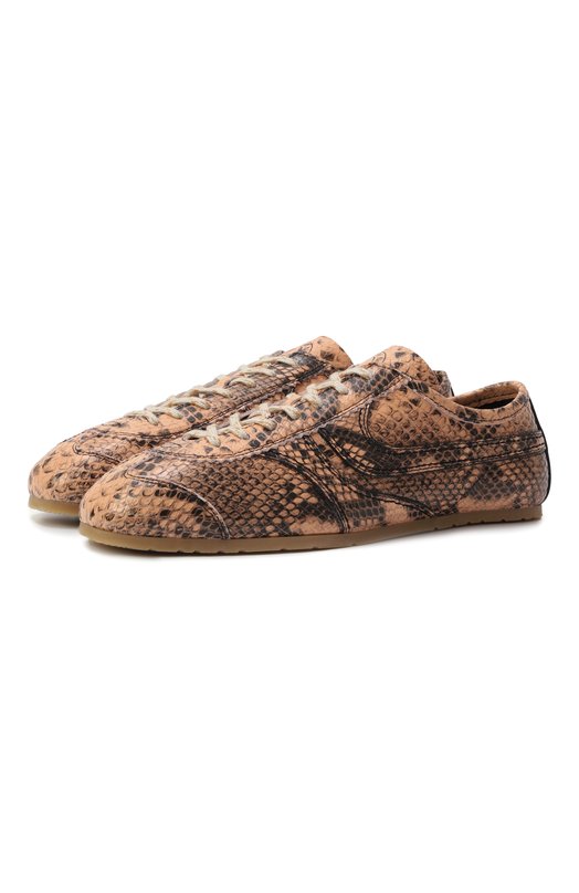 Где купить Кожаные кеды Dries Van Noten Dries Van Noten