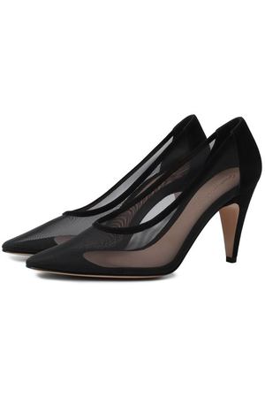 Комбинированные туфли Amelia 85 Gianvito Rossi