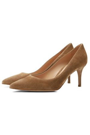 Замшевые туфли Gianvito 70 Gianvito Rossi