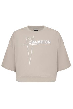 Хлопковая футболка Rick Owens x Champion Rick Owens