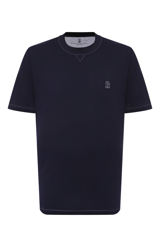Где купить Хлопковая футболка Brunello Cucinelli Brunello Cucinelli