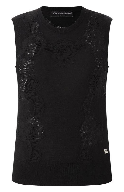 Где купить Топ из кашемира и шелка Dolce & Gabbana Dolce & Gabbana 