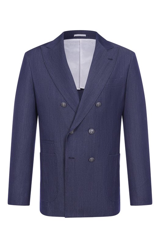Где купить Двубортный пиджак Brunello Cucinelli Brunello Cucinelli