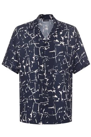 Рубашка из вискозы Emporio Armani