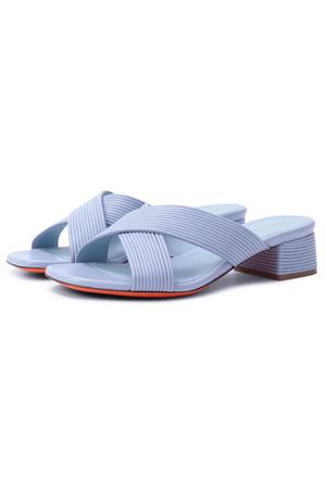 Кожаные мюли Santoni