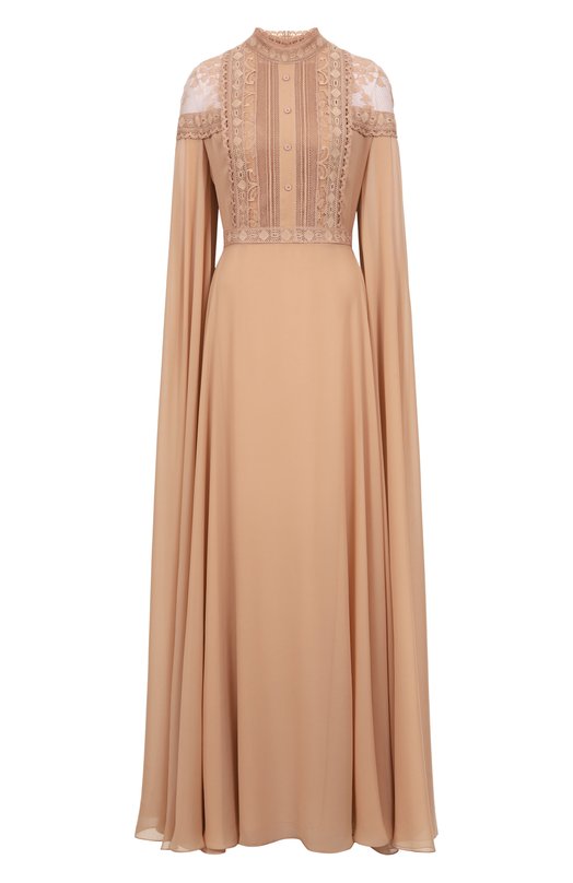 Где купить Платье из шелка и хлопка Elie Saab Elie Saab