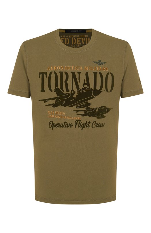 Где купить Хлопковая футболка Aeronautica Militare Aeronautica Militare
