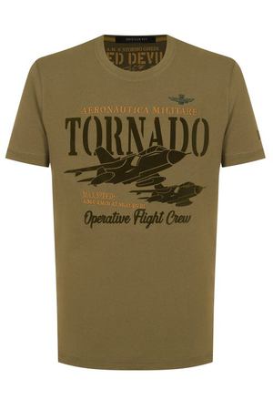 Хлопковая футболка Aeronautica Militare