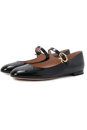Лакированные балетки Mary Ribbon Gianvito Rossi
