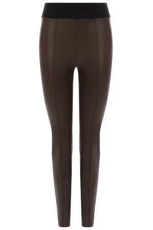 Кожаные легинсы Brunello Cucinelli