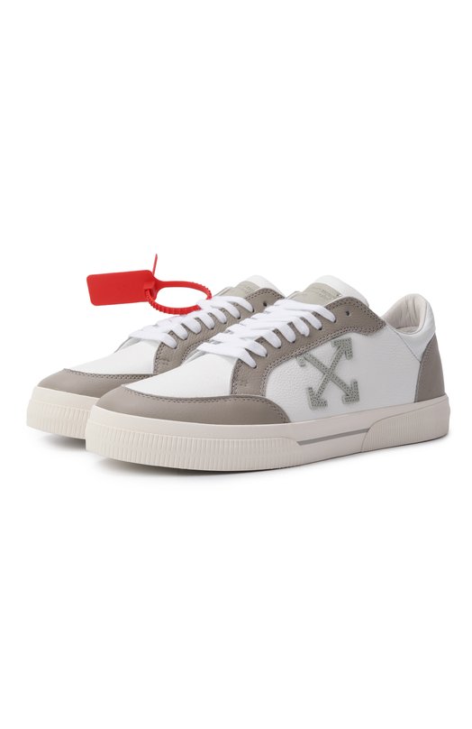 Где купить Кожаные кеды New Low Vulcanized Off-White Off-White
