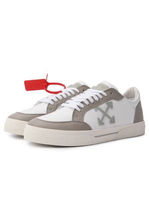 Кожаные кеды New Low Vulcanized Off-White