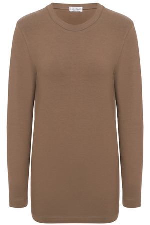 Хлопковый лонгслив Brunello Cucinelli