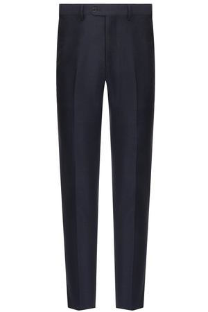 Брюки из шерсти и хлопка Emporio Armani