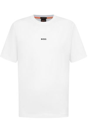 Хлопковая футболка BOSS Orange