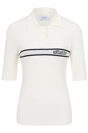 Поло из вискозы Off-White