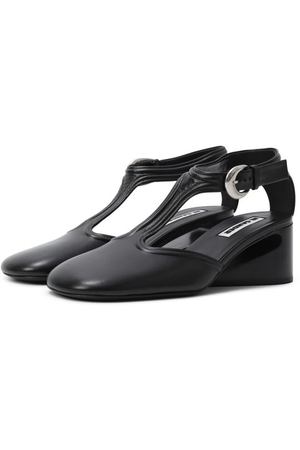Кожаные туфли Mary Jane Jil Sander
