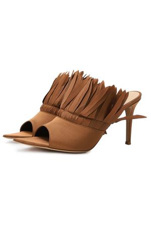 Текстильные мюли Daniah Gianvito Rossi