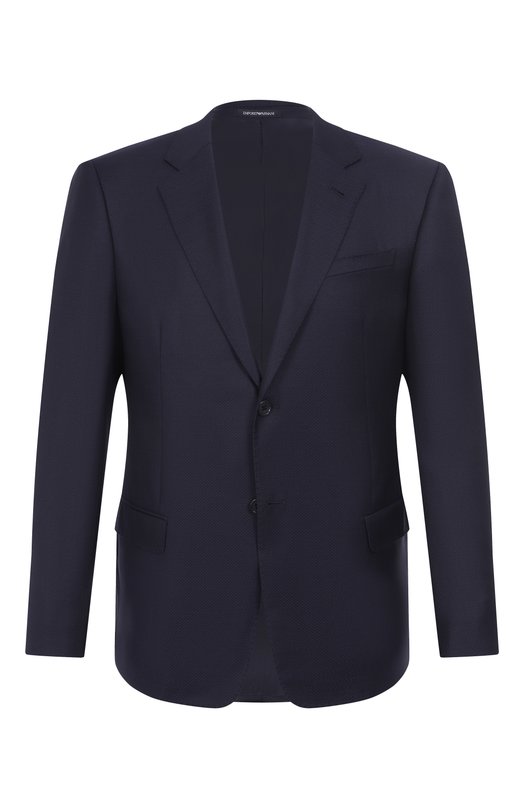 Где купить Пиджак из шерсти и шелка Emporio Armani Emporio Armani 