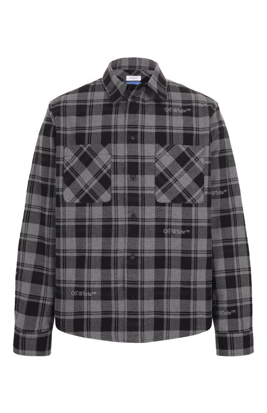 Где купить Хлопковая рубашка Off-White Off-White