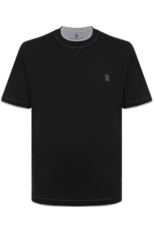 Хлопковая футболка Brunello Cucinelli