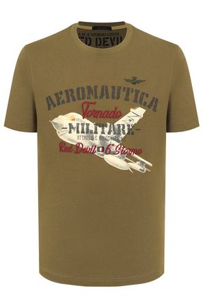 Хлопковая футболка Aeronautica Militare