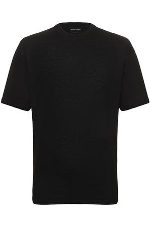 Льняная футболка Giorgio Armani