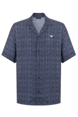 Рубашка из вискозы Emporio Armani