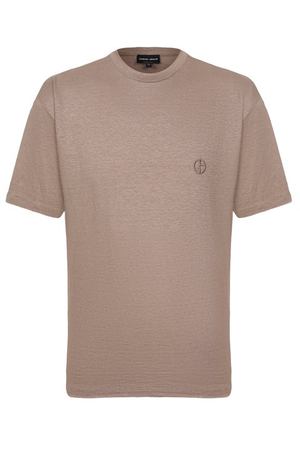 Льняная футболка Giorgio Armani