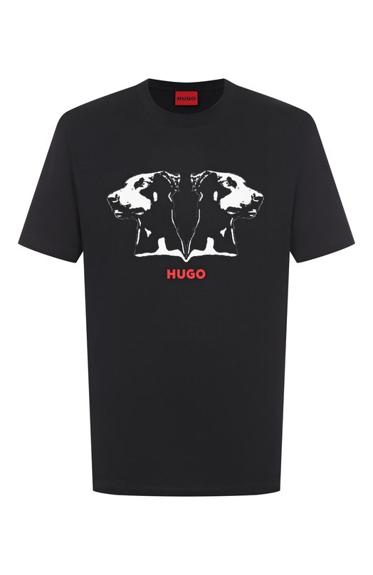 Где купить Хлопковая футболка HUGO Hugo Hugo Boss 
