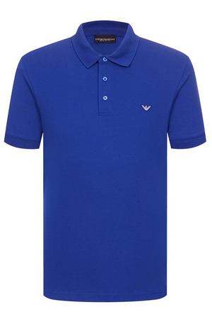 Хлопковое поло Emporio Armani