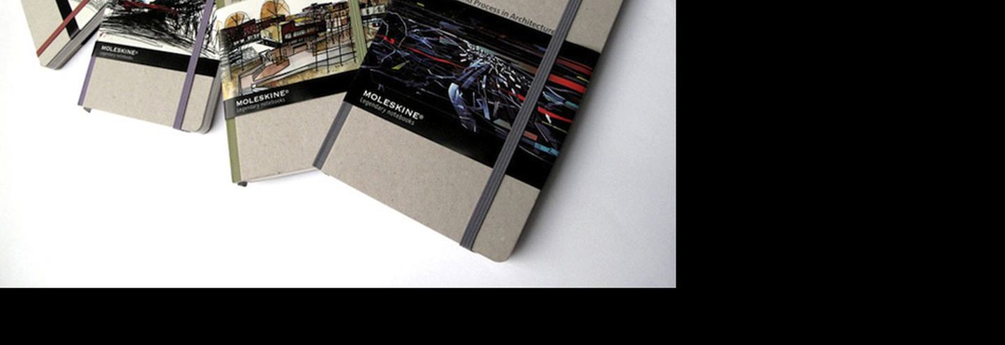 Архитекторы в книгах Moleskine