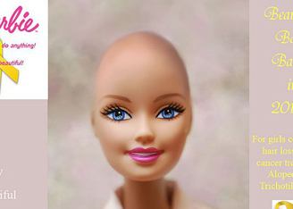  Новая версия куклы Барби приободрит детей, больных раком
