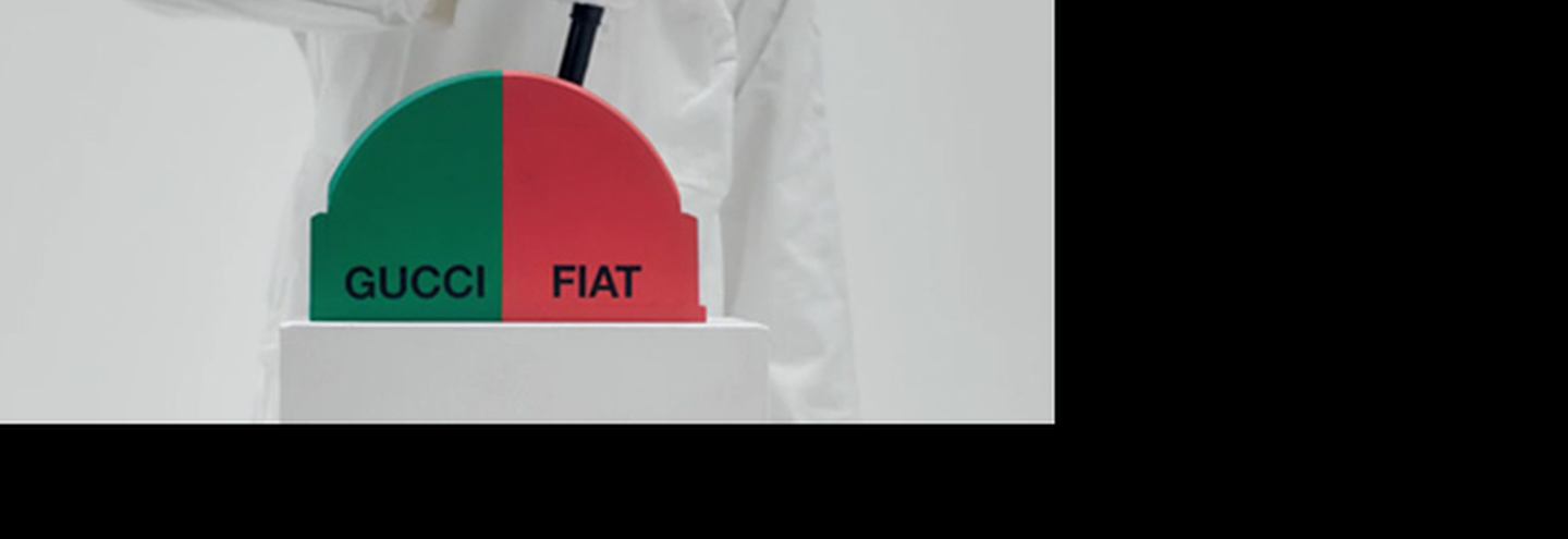 Как сделать Fiat 500 из сумочек и туфель Gucci?