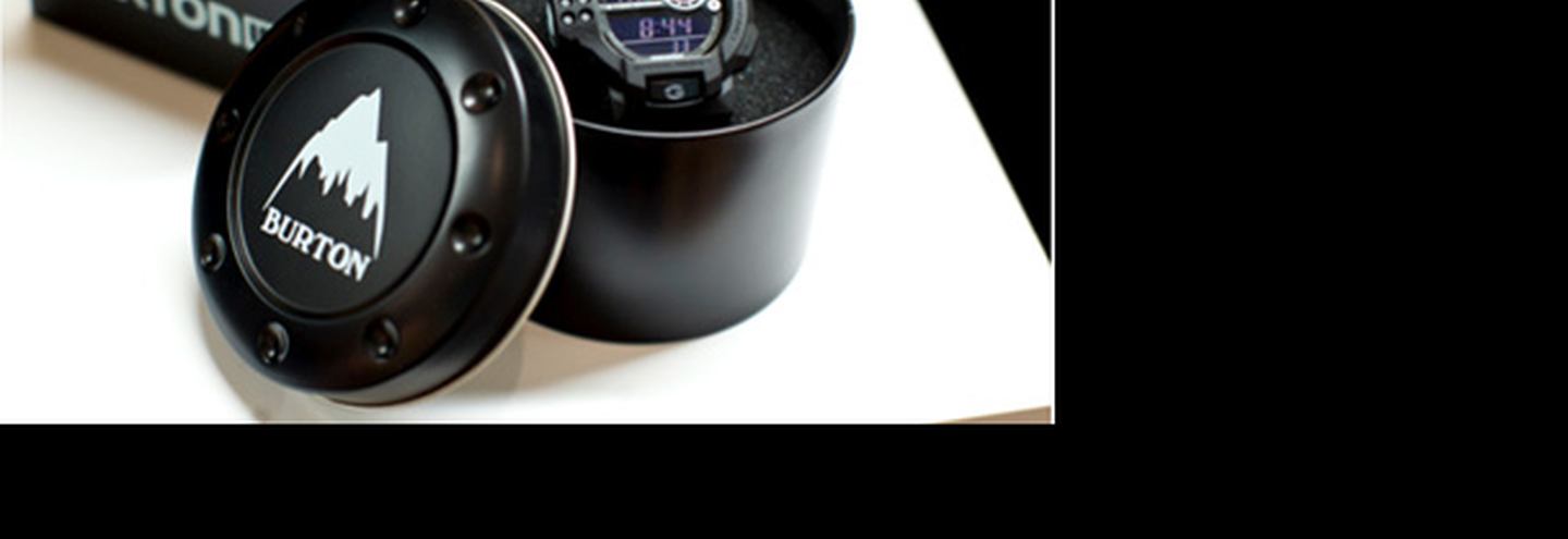 Первая совместная модель часов Casio G-Shock и Burton Snowboards